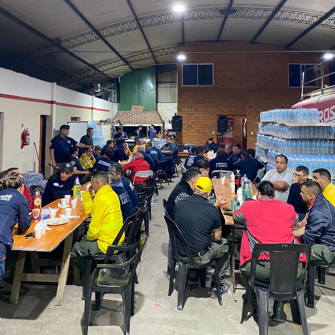 Reunión operativa de la Agrupación Serrana en Valle Hermoso