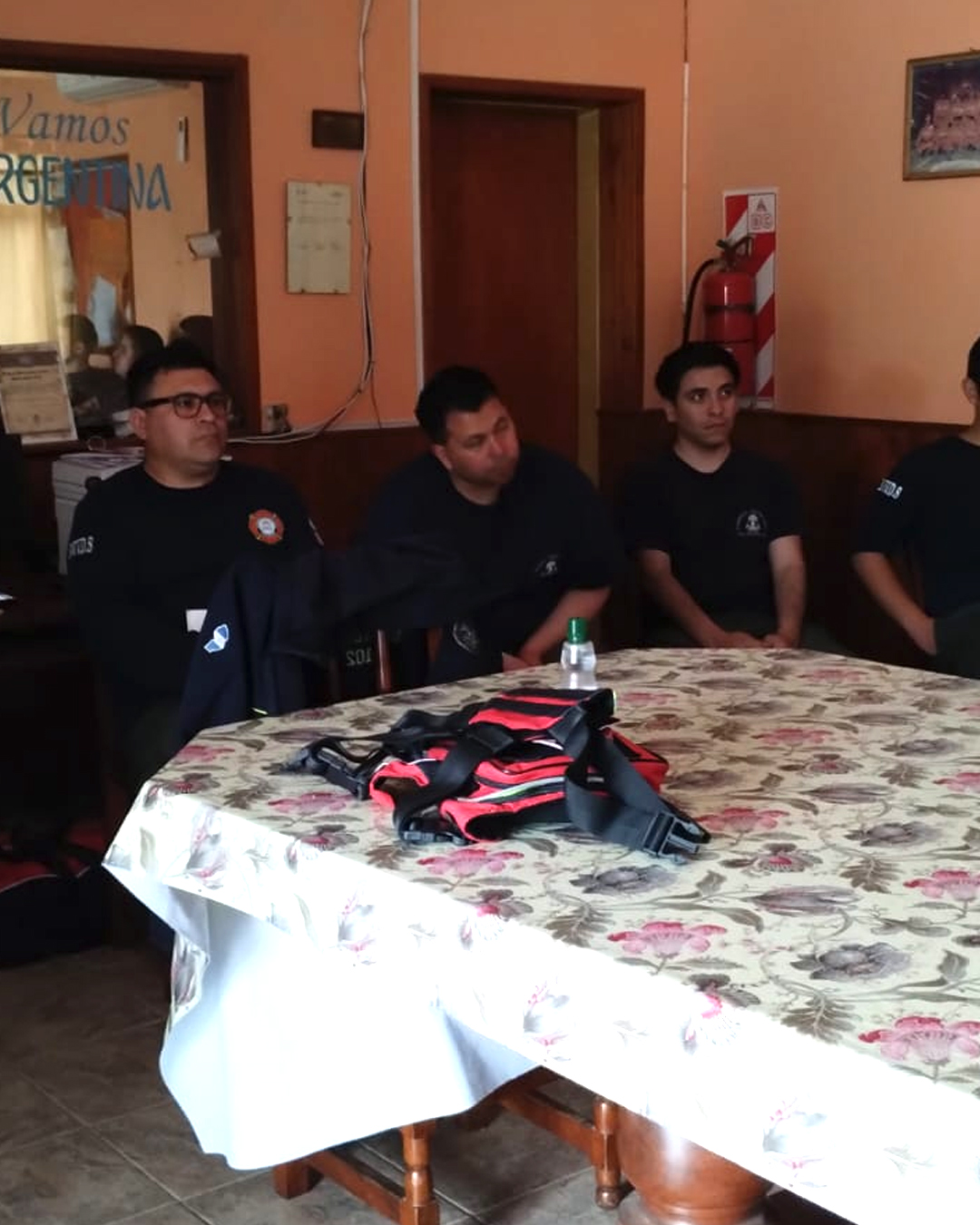 El Depto. de Psicología de la Emergencia brindó una jornada en Villa de Soto para bomberos 1