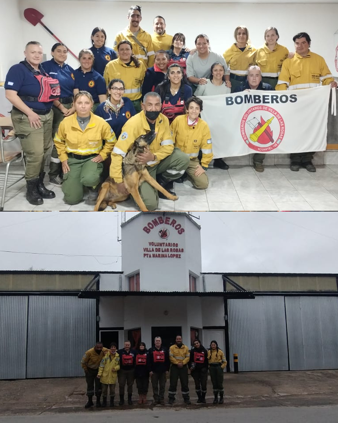 El Depto de Psicología en la Emergencia realizó el Taller "Cuidado del Bombero" en Villa de las Rosas