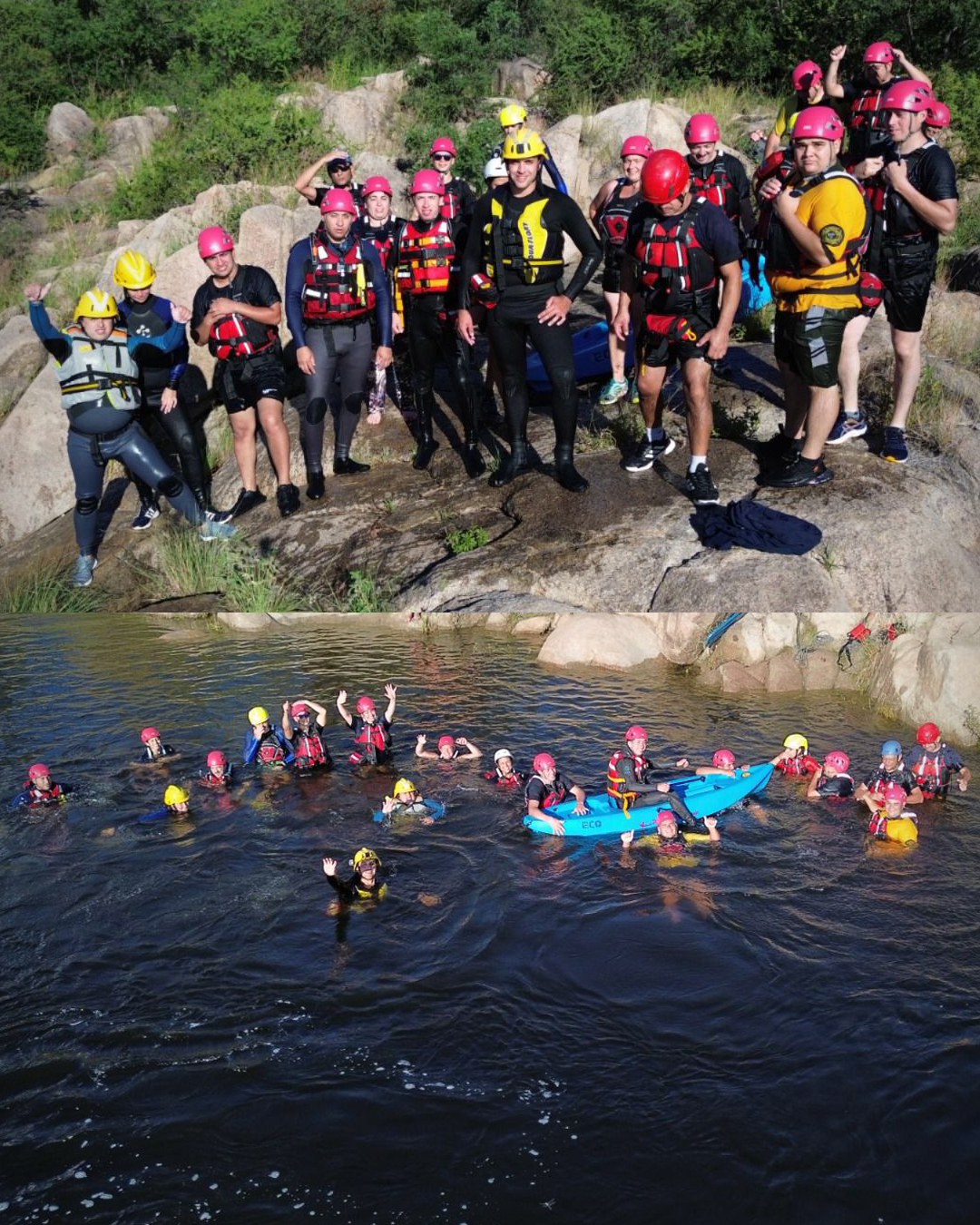 Se realizó la capacitación de Rescate Acuático para Bomberos II