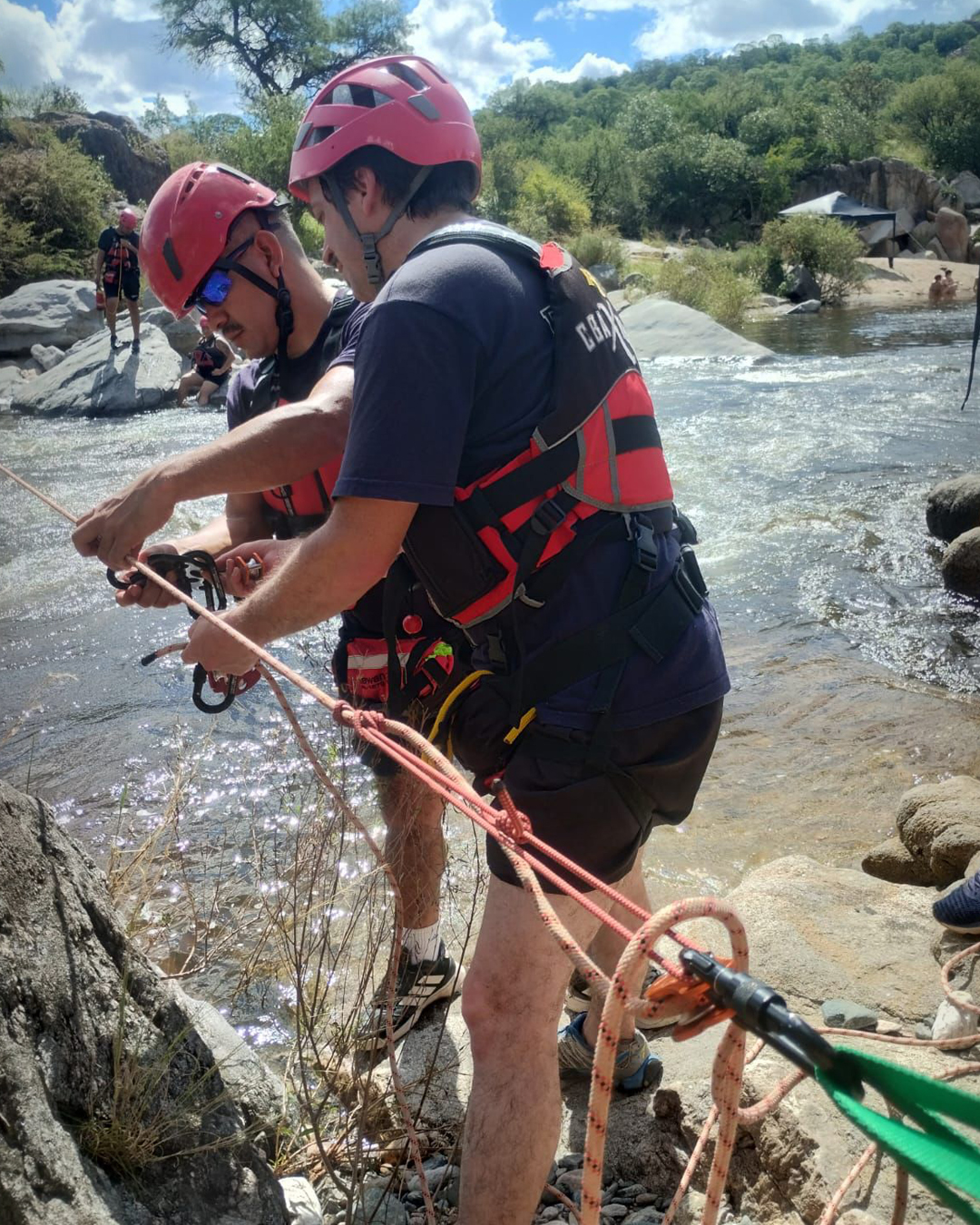 Se realizó la capacitación de Rescate Acuático para Bomberos II