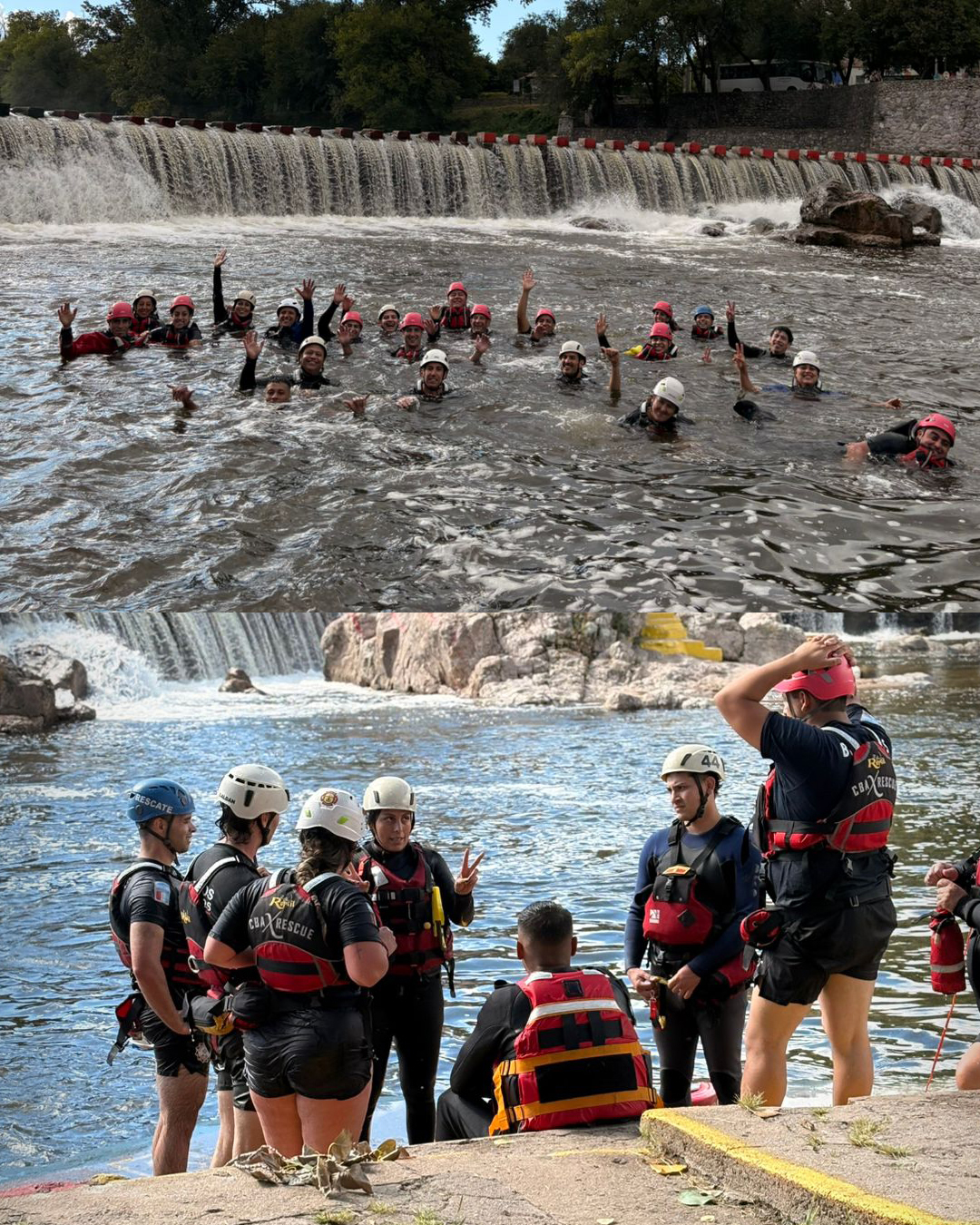 Se realizó la capacitación de Rescate Acuático para Bomberos II