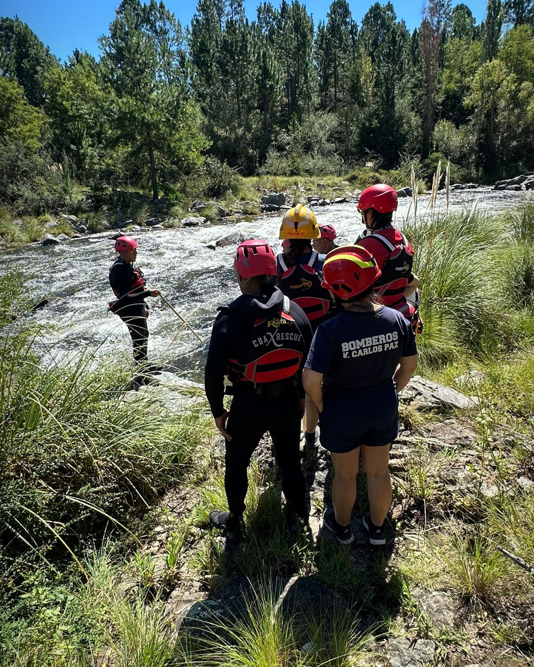 Se realizó la capacitación de Rescate Acuático para Bomberos II