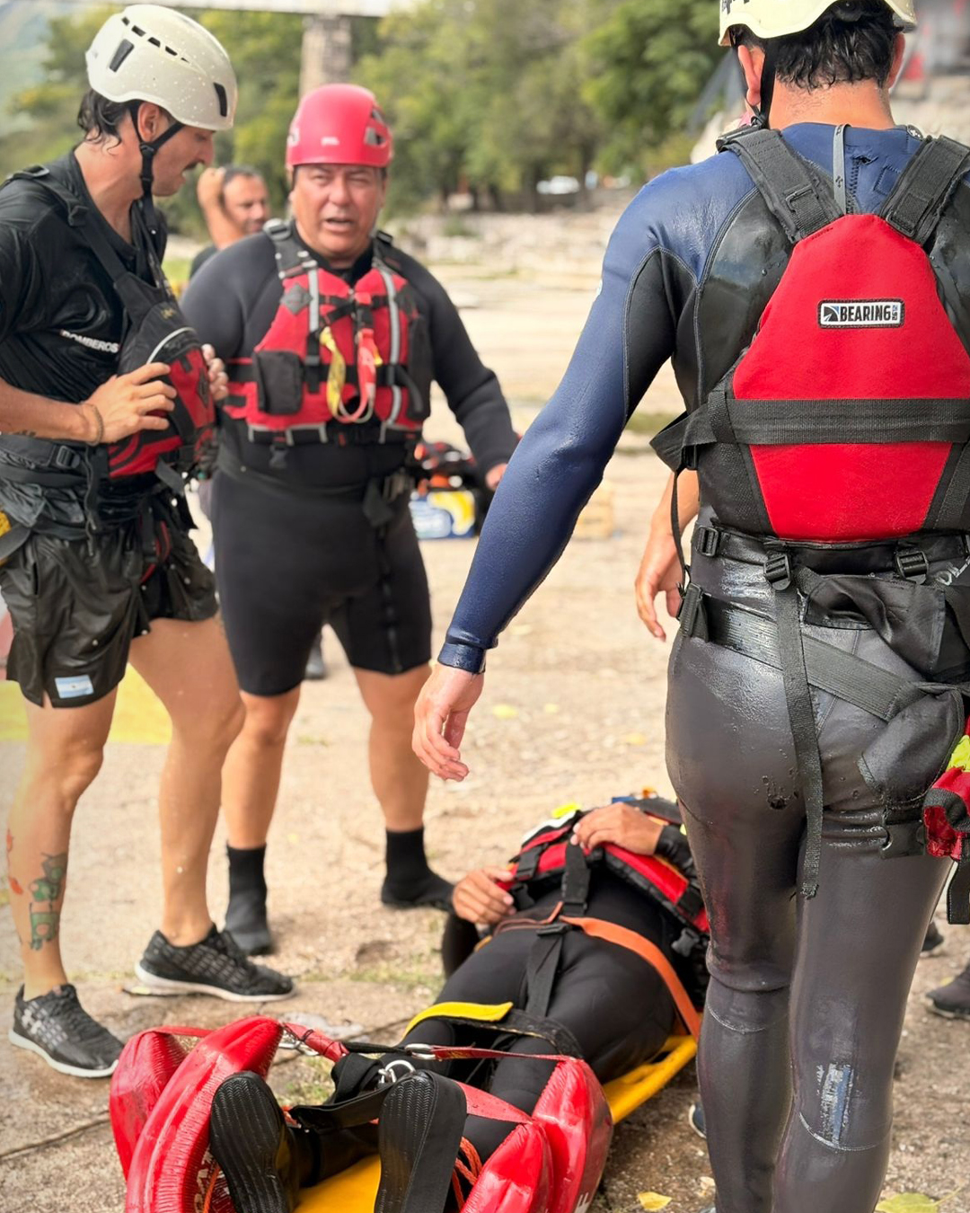 Se realizó la capacitación de Rescate Acuático para Bomberos II