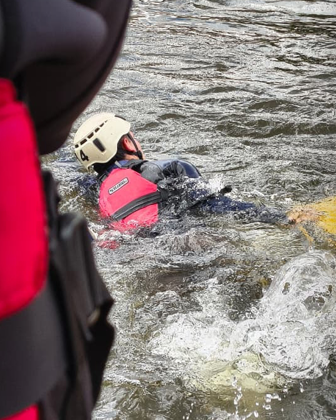 Se realizó la capacitación de Rescate Acuático para Bomberos II