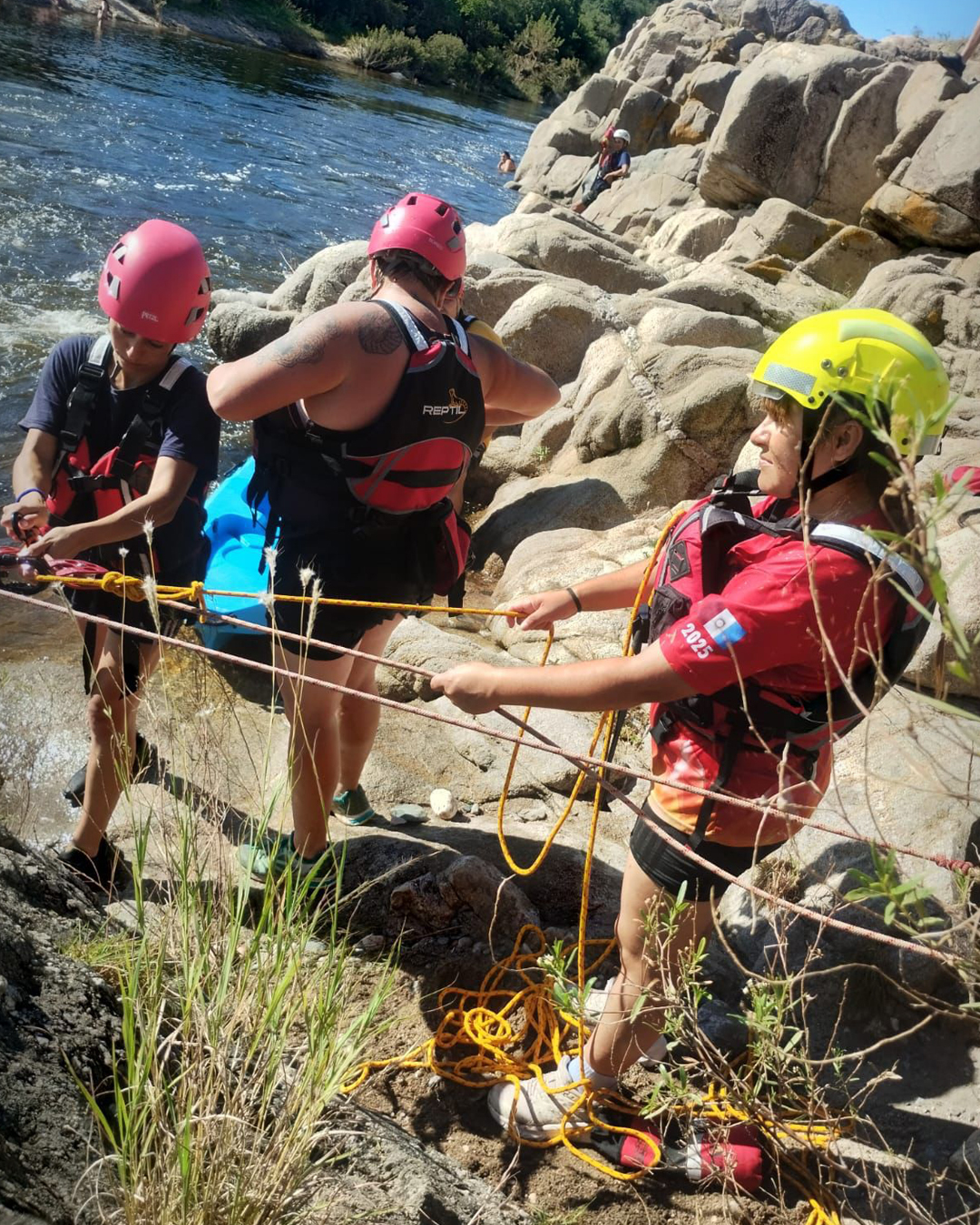 Se realizó la capacitación de Rescate Acuático para Bomberos II