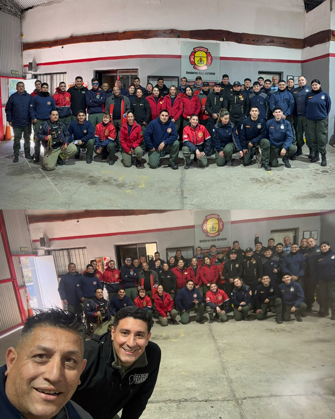 El PPMF brindó una capacitación a Bomberos de la Agrupación Serrana y ETAC en Valle Hermoso