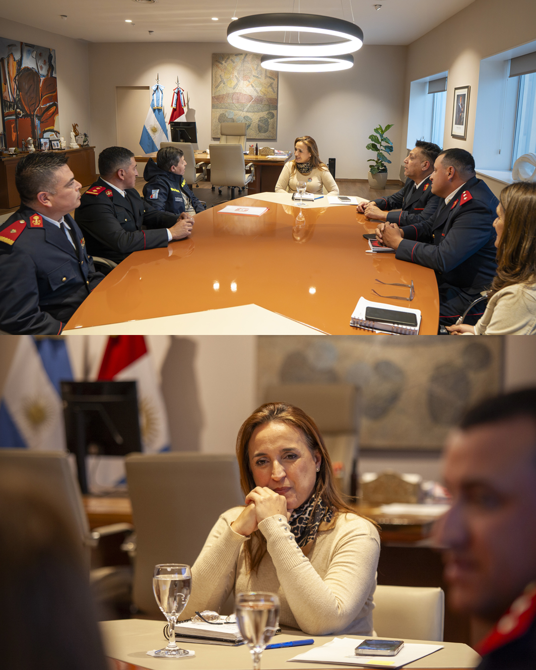 Reunión institucional entre autoridades de la Agrupación Serrana y la Vicegobernadora Myrian Prunotto