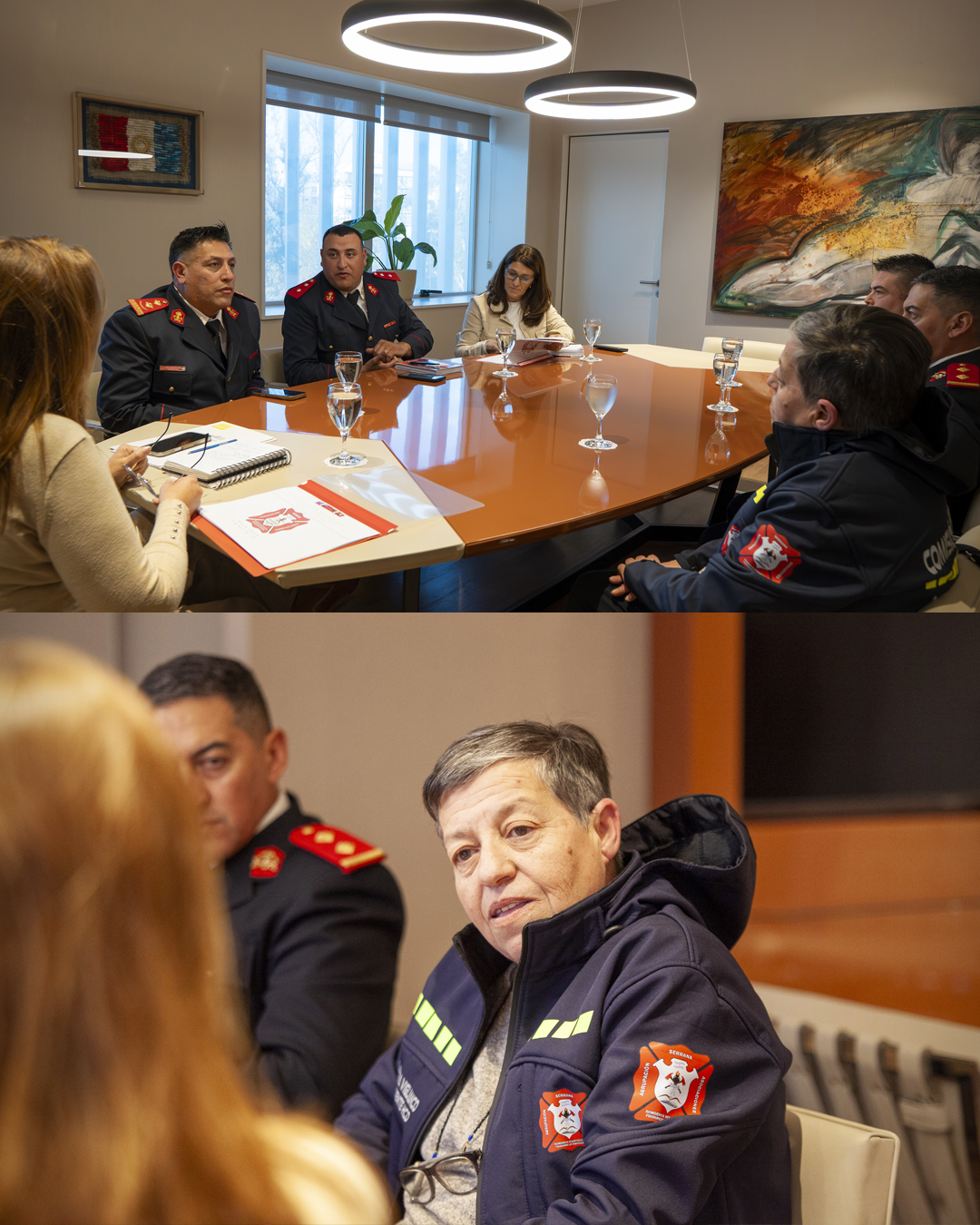 Reunión institucional entre autoridades de la Agrupación Serrana y la Vicegobernadora Myrian Prunotto
