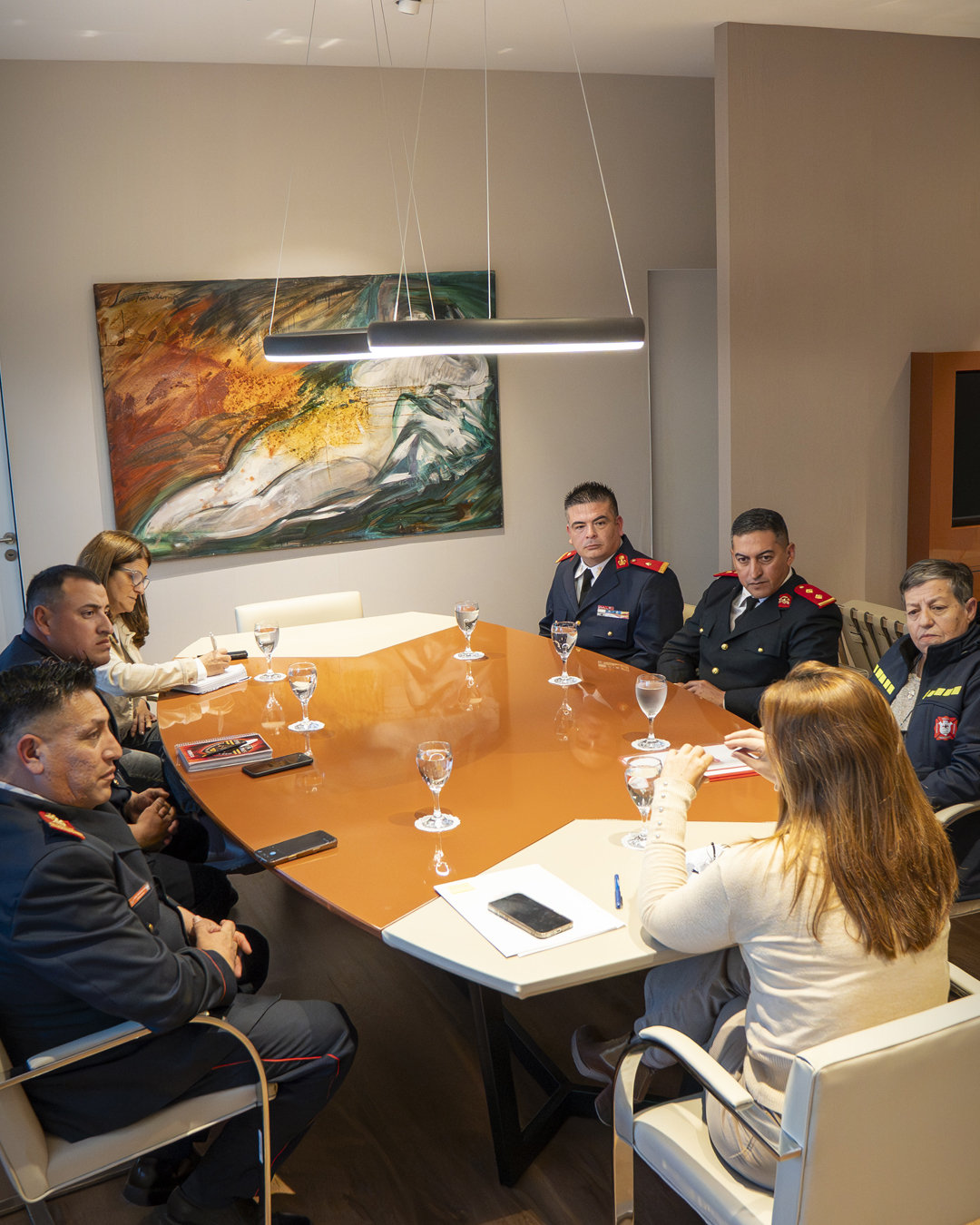Reunión institucional entre autoridades de la Agrupación Serrana y la Vicegobernadora Myrian Prunotto