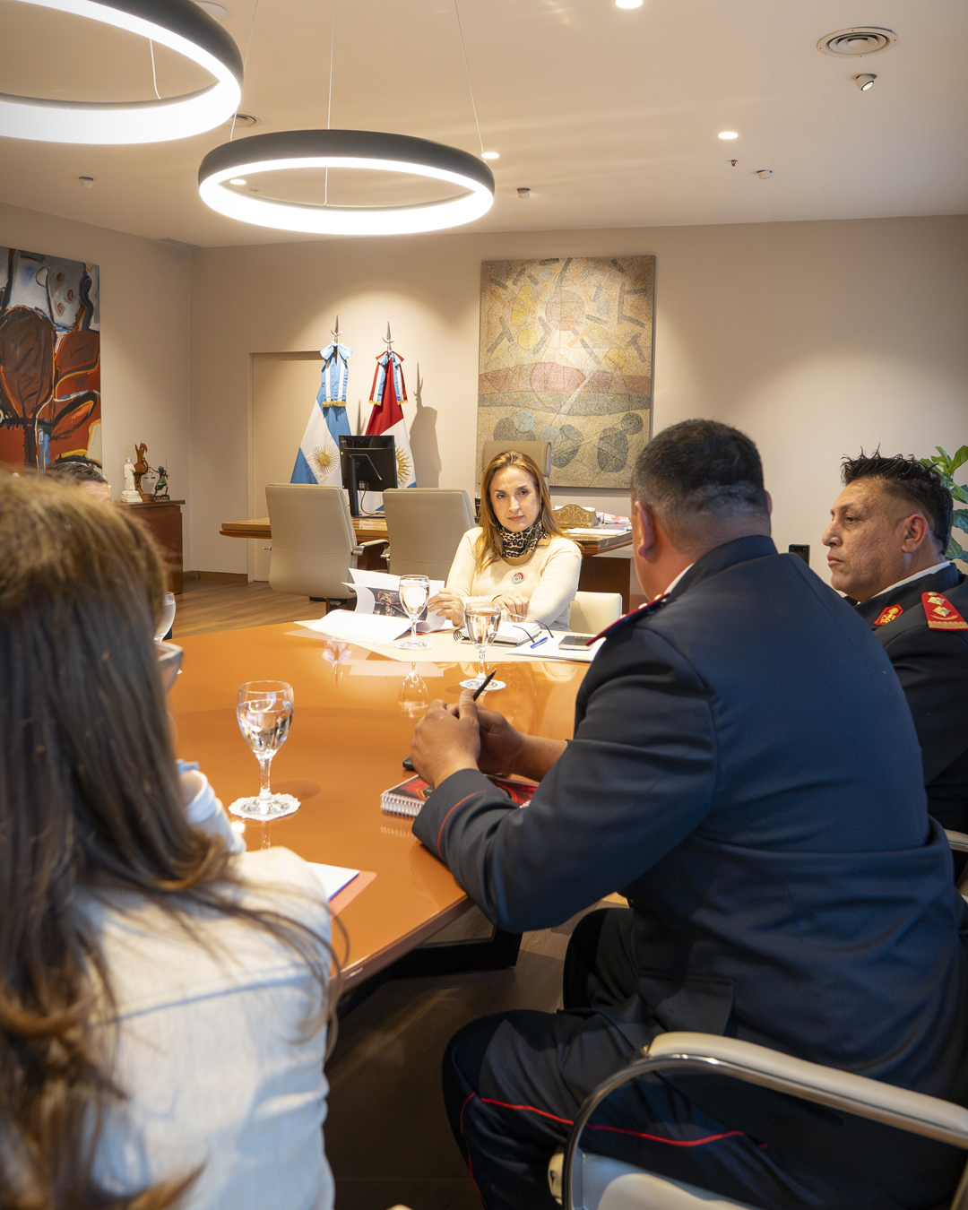 Reunión institucional entre autoridades de la Agrupación Serrana y la Vicegobernadora Myrian Prunotto