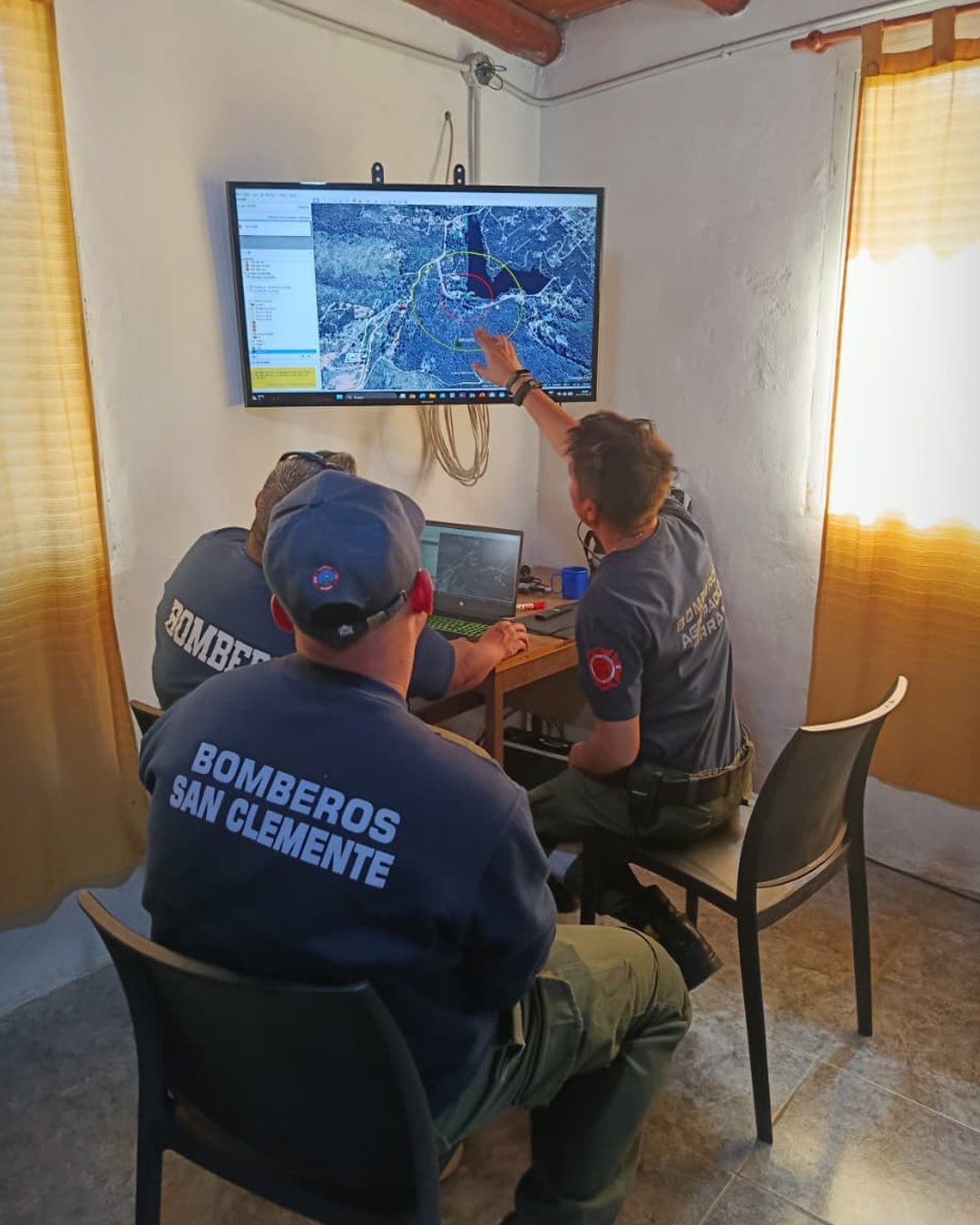 San Clemente fue sede de una nueva capacitación del Camión Comando para la Zona Sur