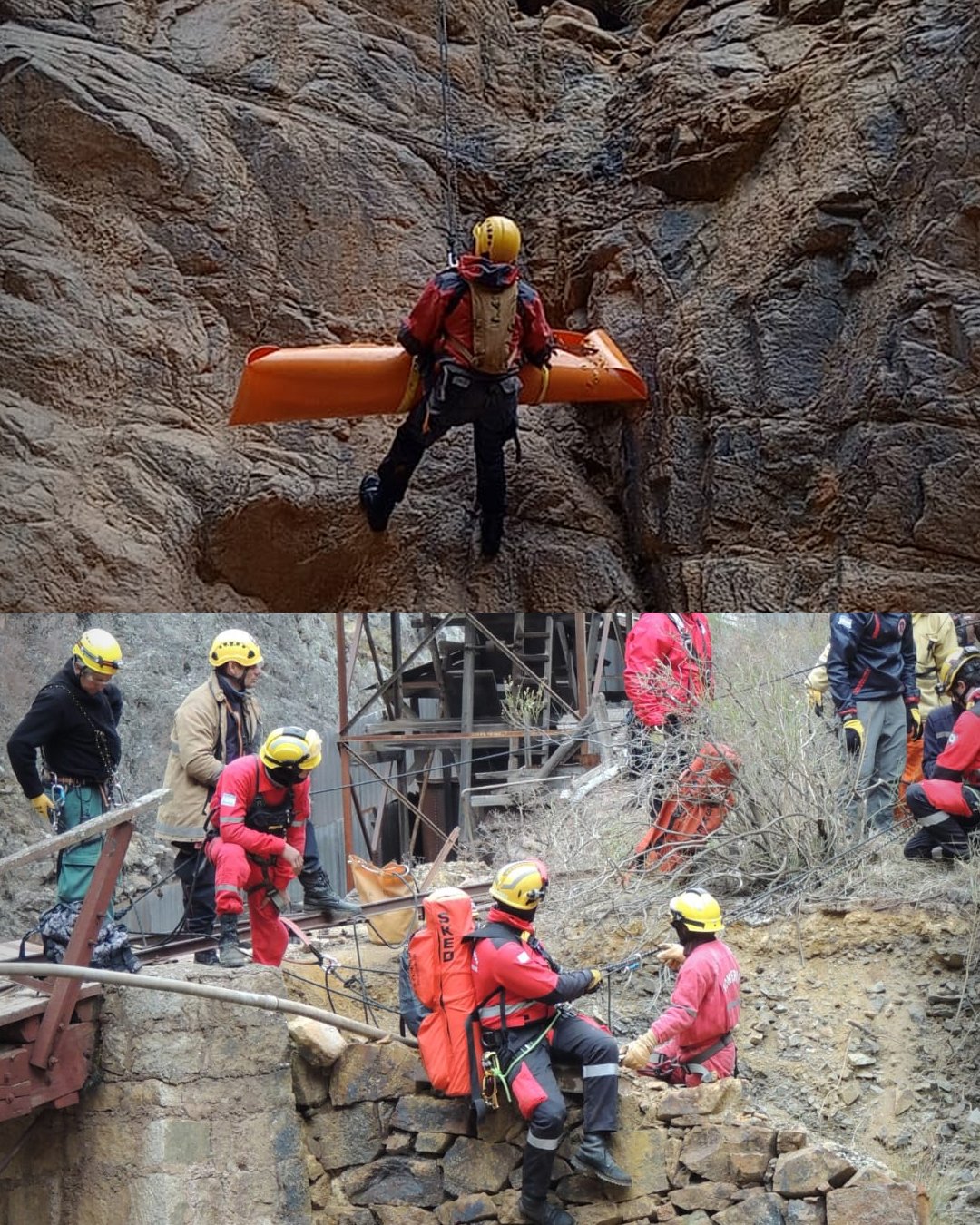 El Departamento de Rescate Técnico con Cuerdas participó del Encuentro Nacional de Búsqueda y Rescate en La Rioja