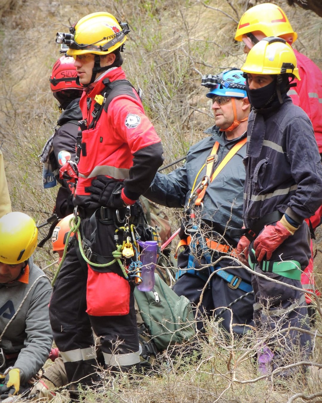 El Departamento de Rescate Técnico con Cuerdas participó del Encuentro Nacional de Búsqueda y Rescate en La Rioja
