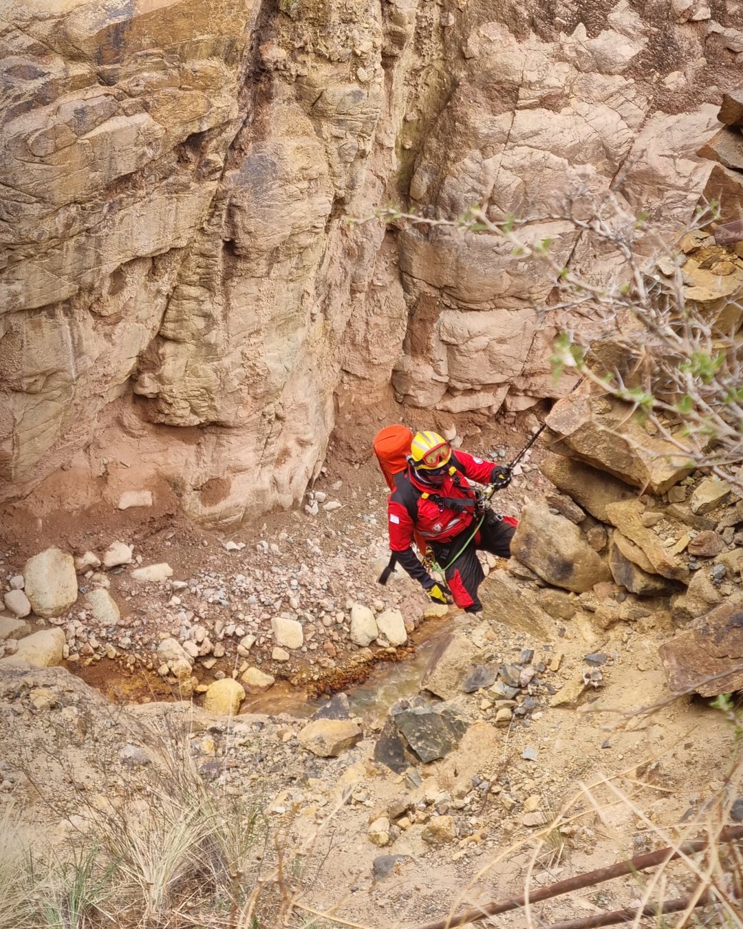 El Departamento de Rescate Técnico con Cuerdas participó del Encuentro Nacional de Búsqueda y Rescate en La Rioja