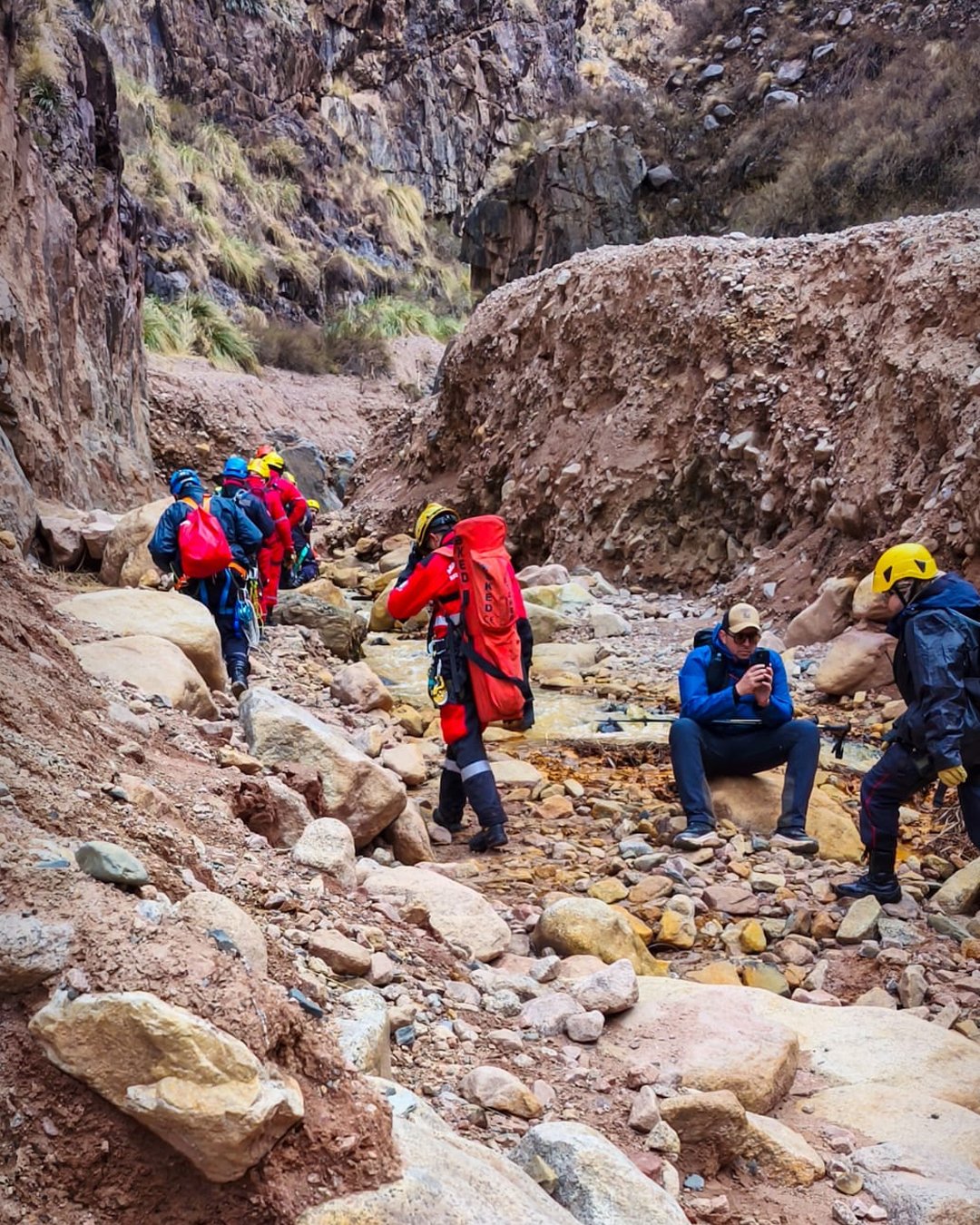 El Departamento de Rescate Técnico con Cuerdas participó del Encuentro Nacional de Búsqueda y Rescate en La Rioja