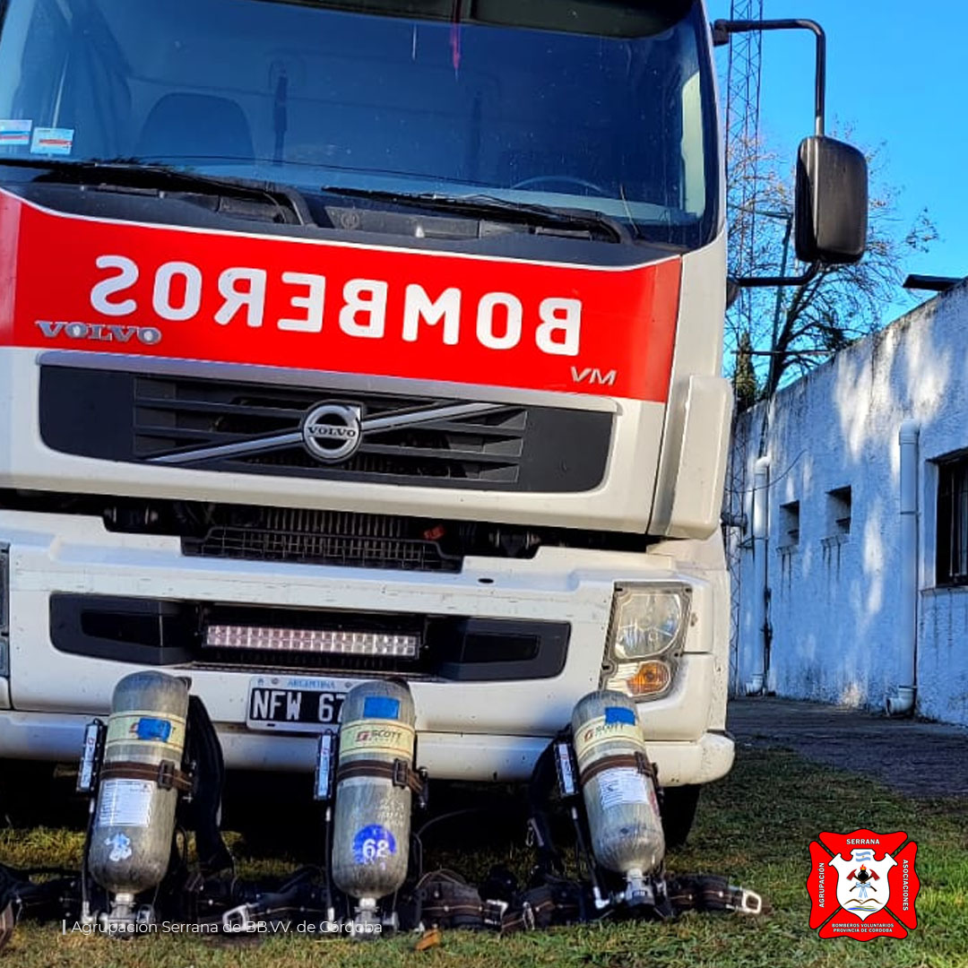 La ANB está llevando a cabo un entrenamiento de incendios estructurales en Valle Hermoso
