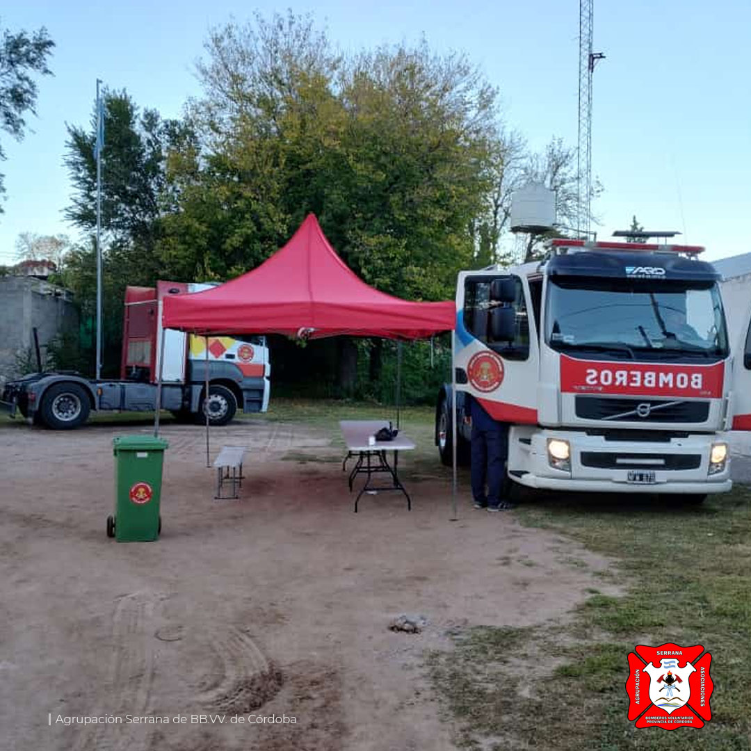 La ANB está llevando a cabo un entrenamiento de incendios estructurales en Valle Hermoso
