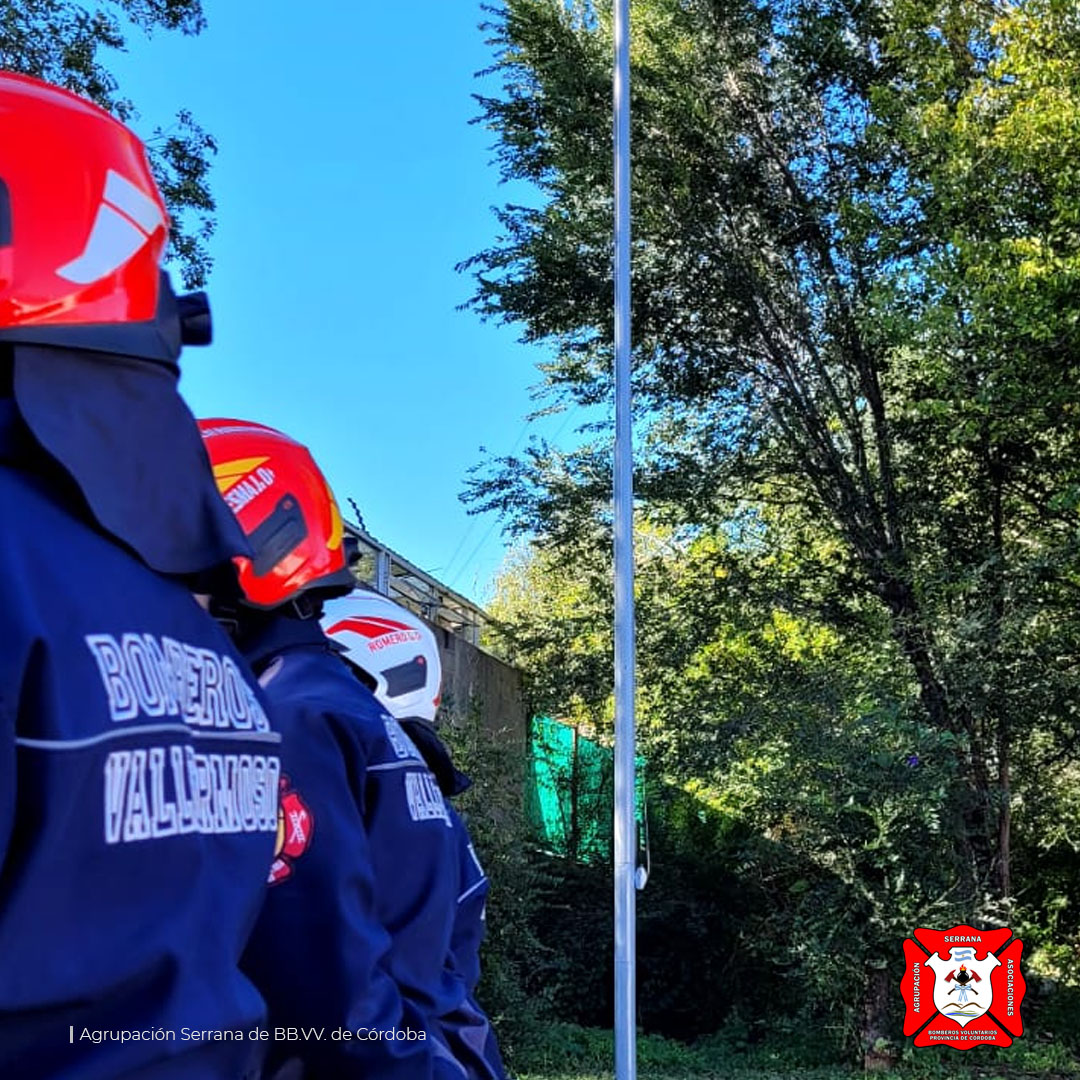 La ANB está llevando a cabo un entrenamiento de incendios estructurales en Valle Hermoso