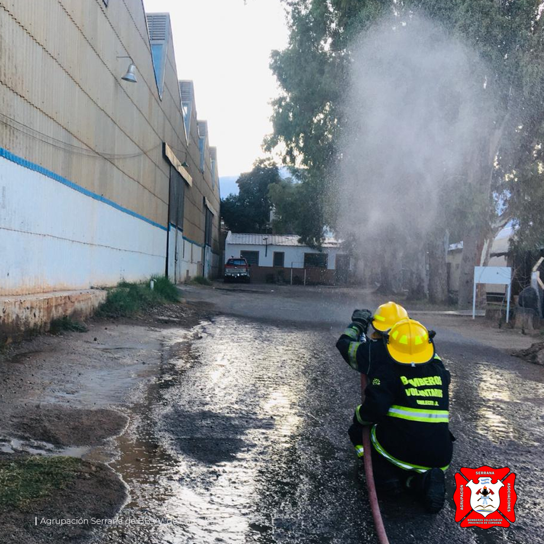 La Agrupación Serrana brindó capacitación en Chilecito para la Federación de Bomberos de La Rioja