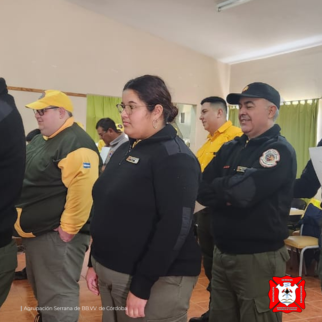 La Agrupación Serrana dictó módulo de Incendios Forestales para el Nivel II