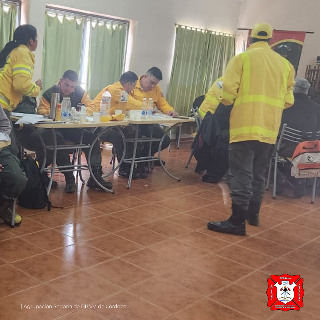 La Agrupación Serrana dictó módulo de Incendios Forestales para el Nivel II