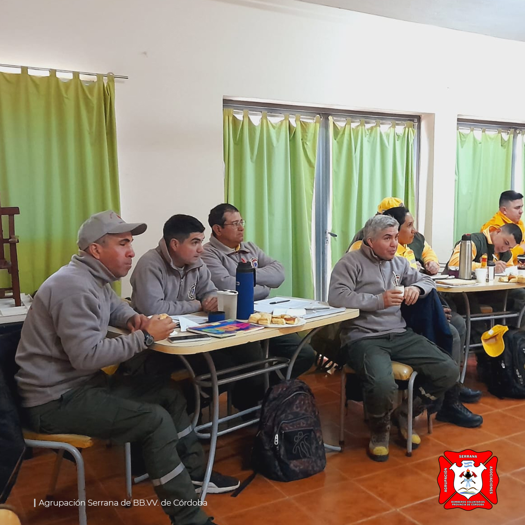 La Agrupación Serrana dictó módulo de Incendios Forestales para el Nivel II
