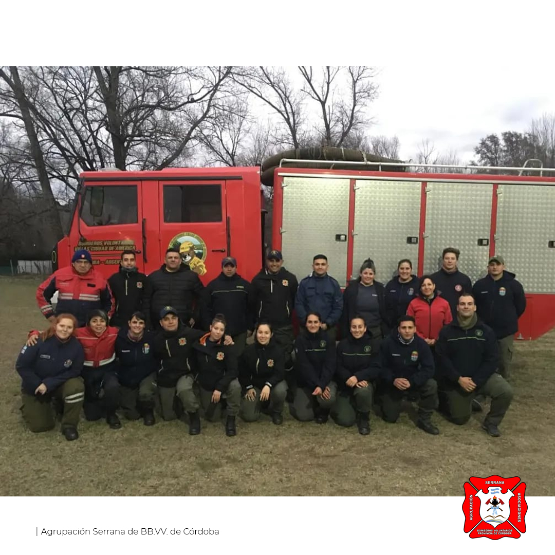 Se dictó la materia Incendios Forestales para Bomberos Nivel II en zona sur