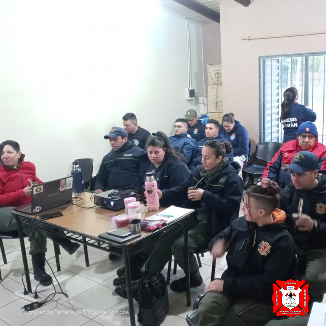 Se dictó la materia Incendios Forestales para Bomberos Nivel II en zona sur