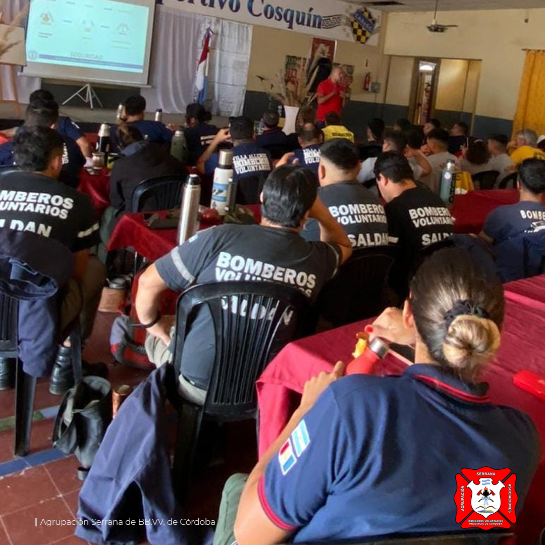 Primera jornada de capacitación en Incendios Forestales 2024 en Cosquín