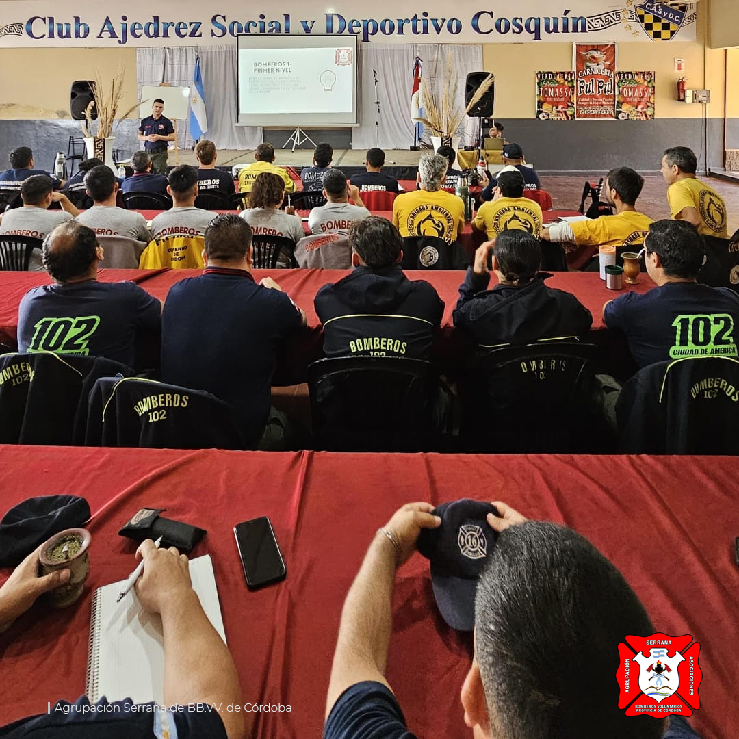 Primera jornada de capacitación en Incendios Forestales 2024 en Cosquín