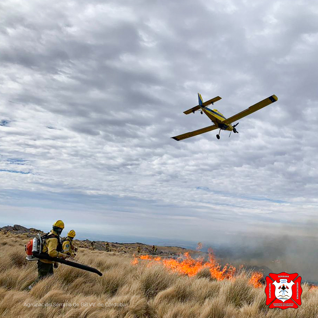 Incendio forestal de San Javier de Yacanto y Villa Yacanto de Calamuchita 100% extinguido