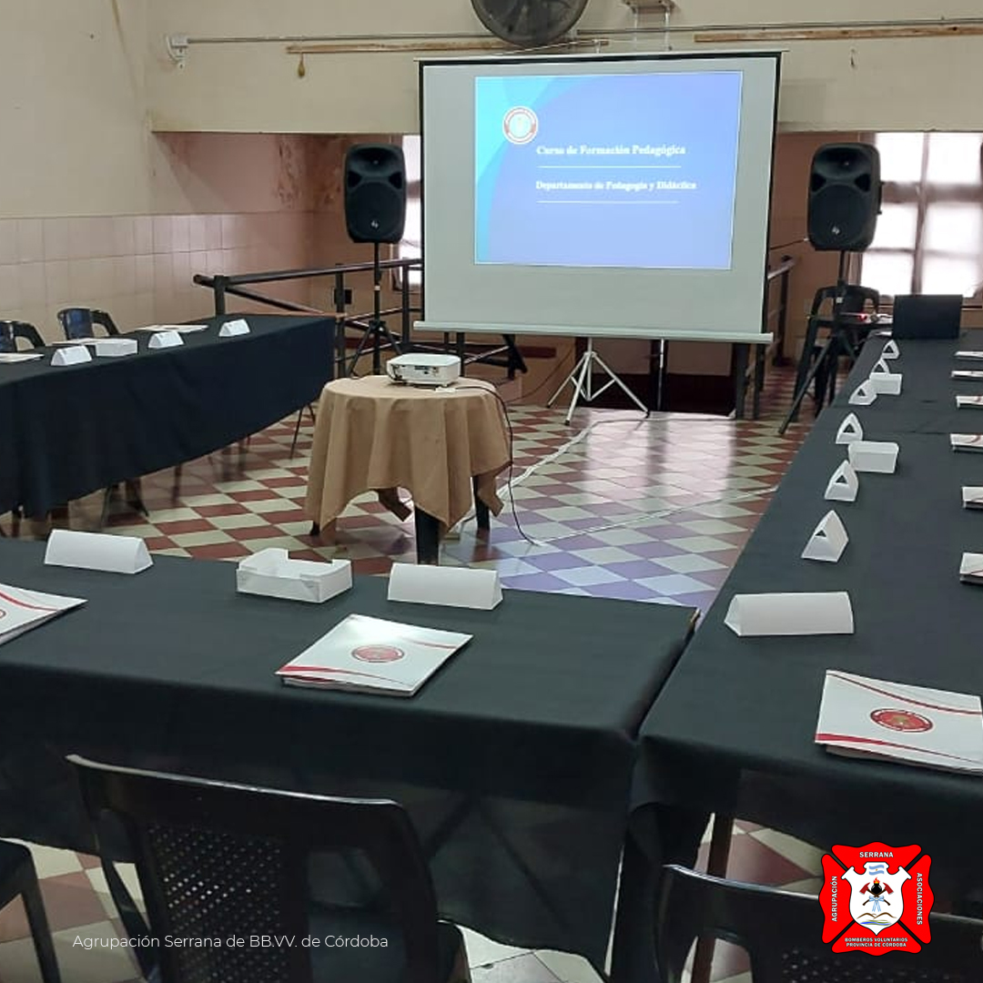 Finalizó el curso de pedagogía dictado por la Academia Nacional de Bomberos