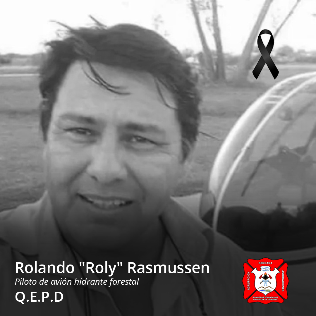 Profundo pesar por el fallecimiento del piloto Rolando Rasmussen en La Rioja