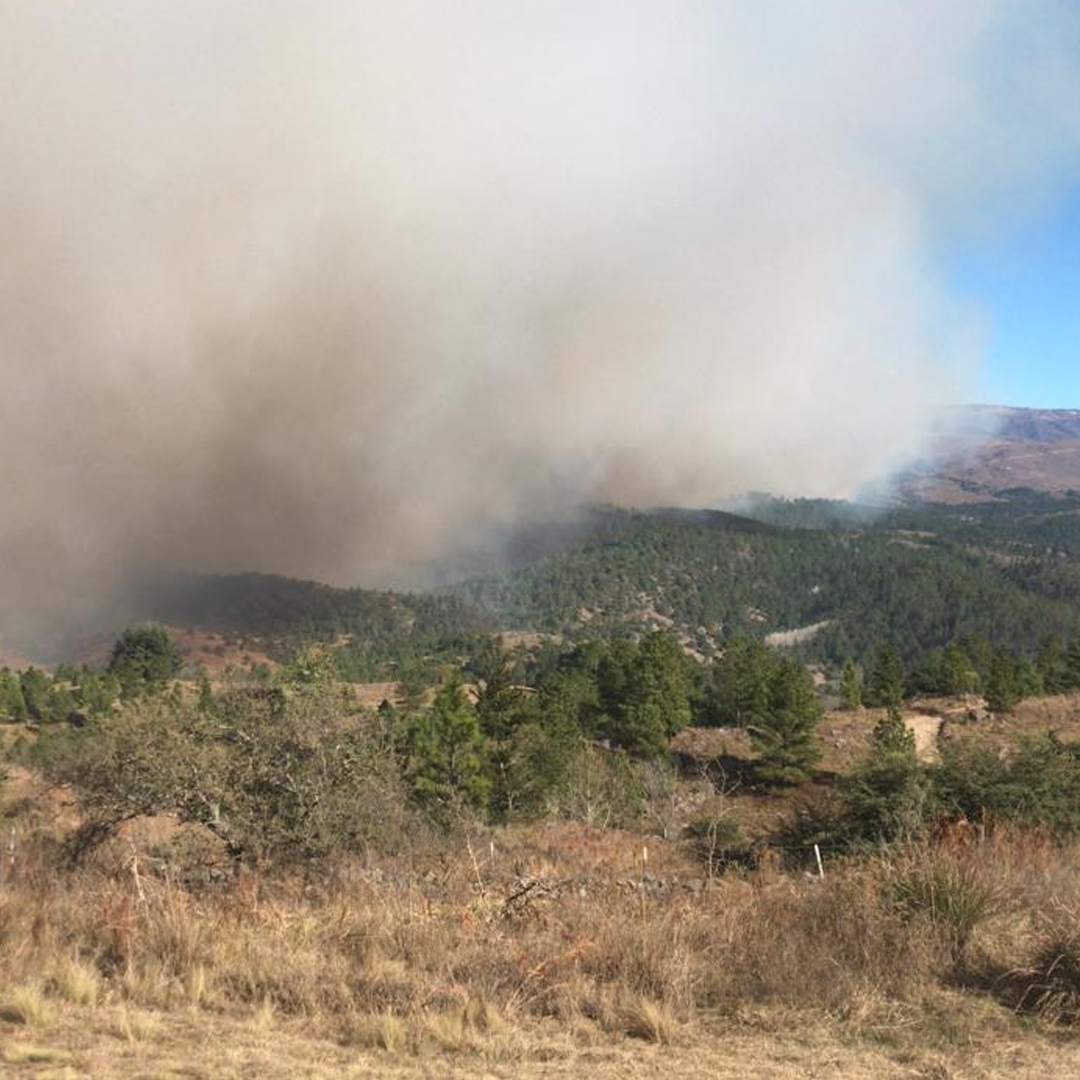 Cuarteles de la Agrupación Serrana colaboran en el incendio forestal de Villa Yacanto