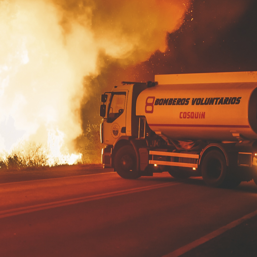 Continúa la lucha contra el fuego en Punilla Norte