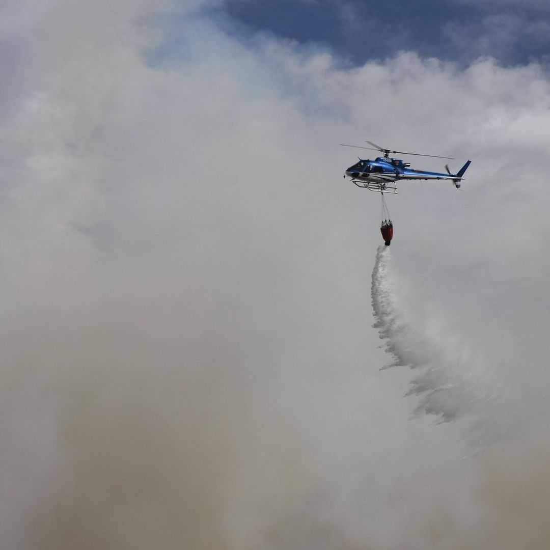 Continúa la lucha contra el fuego en Punilla Norte