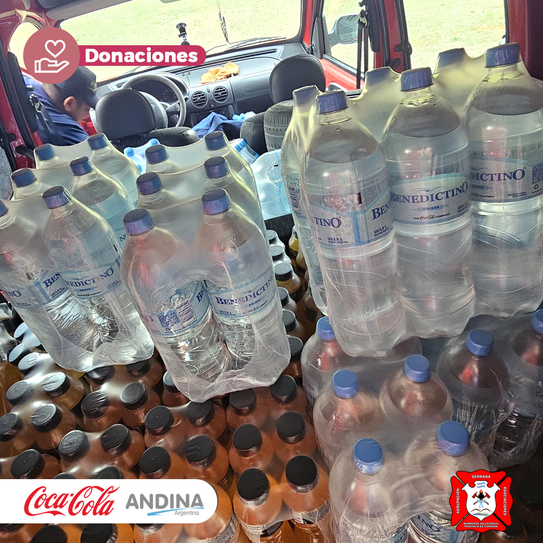 Coca-Cola Andina realizó una importante donación a la Agrupación Serrana