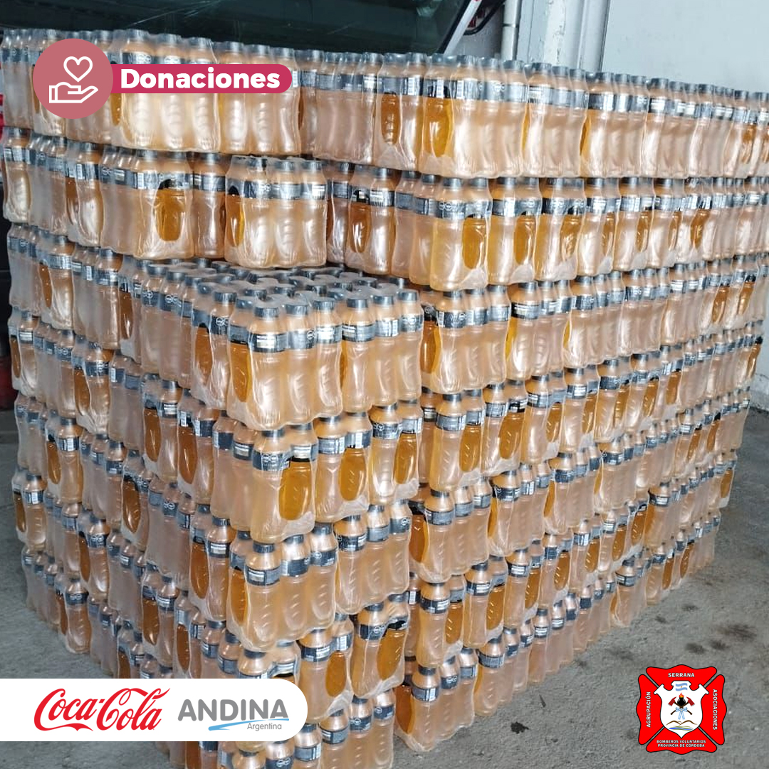 Coca-Cola Andina realizó una importante donación a la Agrupación Serrana