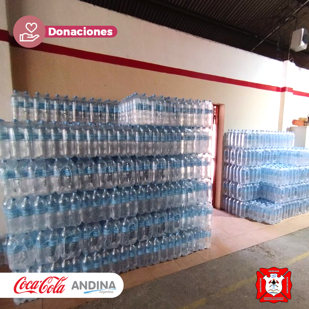 Coca-Cola Andina realizó una importante donación a la Agrupación Serrana